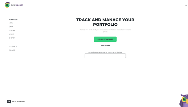 Celo Tracker