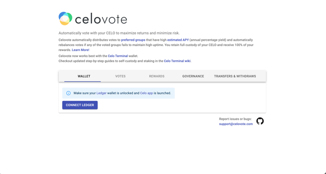 Celo Vote